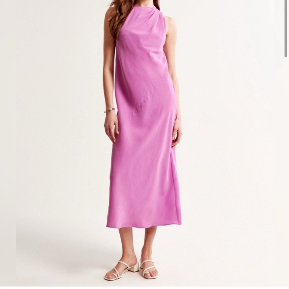 Abercrombie & Fitch Lavender Midi Dress